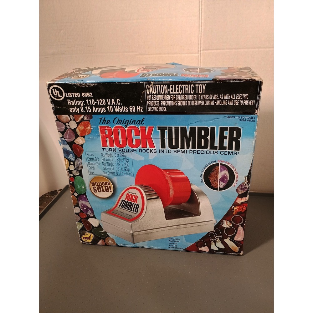 NSI Rock Tumbler  New!! rocks/gems not Included